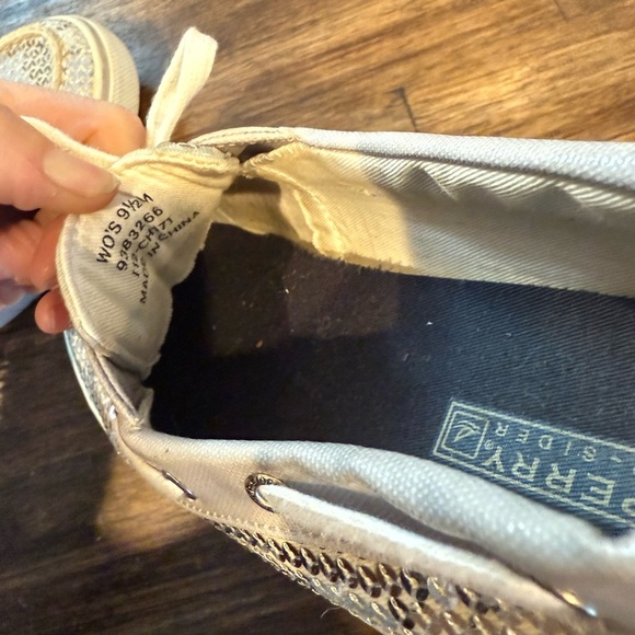 Sequin women’s sperrys - Picture 6 of 7